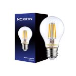 Noxion Lucent LED E27 Pear Filament Clear 4.5W 470lm - 822-827 Dim To Warm | Dimmable - Replaces 40W
