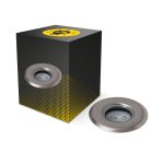 Ground Spot Mini Outdoor Light Stainless Steel Grey 1W 20lm - 830 Warm White 