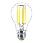 Philips MASTER LED Bulb Ultra Efficient E27 Pear Clear 4W 840lm - 840 Cool White | Replaces 60W