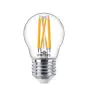 Philips Master Value LED Lustre E27 Ball Filament Clear 3.5W 470lm - 922-927 Dim To Warm | Best Colour Rendering - Dimmable - Replaces 40W