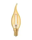 Ledvance  Vintage 1906 LED E14 Candle Gold 2.5W 220lm - 824 Extra Warm White | Replaces 22W