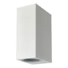 D'Lite Vrebos Long Wall Light Aluminium White | IP56 - Suitable For 2x GU10