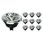 Multipack 10x Noxion Lucent LED Spot GU10 AR111 15W 850lm 40D - 930 Warm White | Best Colour Rendering - Dimmable - Replaces 100W